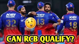 Can RCB QUALIFY for the Playoffs Fully Explained 👀 RCB Top 4 Calculation IPL 2024 Cricket News [upl. by Alag]