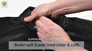 Goldtop 74 Scuftuf Leather Motorcycle Jacket [upl. by Salaidh]