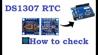 DS1307 RTC How to check [upl. by Orling]