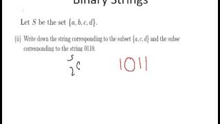 Discrete Mathematics  Binary Strings [upl. by Yrolg526]