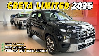 NOVO CRETA LIMITED 2025  A Versão Que Mais Vende Bem Completo [upl. by Hakon733]