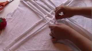 How To Cut A T Shirt amp Add Weave Detail [upl. by Drusie]