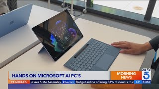 Heres a look at Microsofts new AI computers [upl. by Nerraw]