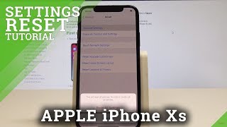 How to Reset Settings in iPhone Xs  Restore Default iOS Settings [upl. by Lyman]