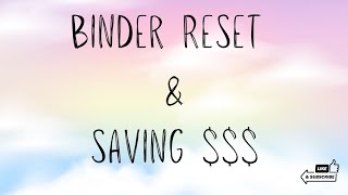 Binder Reset  Savings Challenge Sunday [upl. by Aisaim]