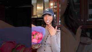 surprise peonies🥹 peonies flowers bouquet dating datingstorytime boyfriend browngirl [upl. by Lani472]