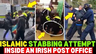 Islamist Tried To Stab People At An Irish Post Office And Got Arrested By Police [upl. by Coffee551]