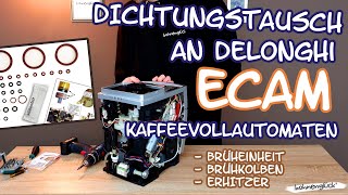 Dichtungen von DeLonghi ECAM amp ETAM einfach selber tauschen [upl. by Drusi]