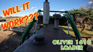 WILL IT WORK OLIVER 1610 loader put to the test [upl. by Ekusoyr169]