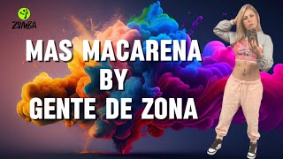 Más Macarena by Gente de Zona 💚 Choreo By Loubna Zumba Fitness Dance zumba dance dancer [upl. by Yellat]