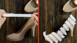 Tout le monde doit connaître ces 5 astuces avec des chaussures La n°3 est top [upl. by Losyram]