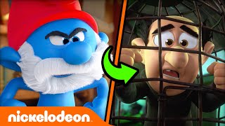 Papa Smurf SWAPS BODIES With Gargamel  The Smurfs  Nicktoons [upl. by Eseilana]