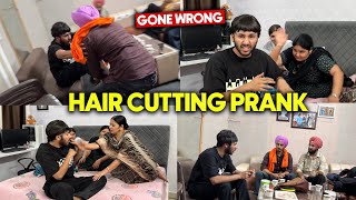 HAIR CUT PRANK ON FAMILY AND FRIENDS😱  MOST DIFFICULT PRANK EVER😭  BEING BRAND [upl. by Kitarp]