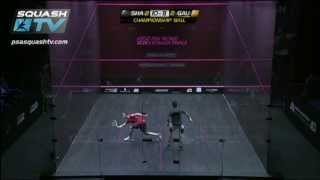 Squash  Amr Shabana v Gregory Gaultier  ATCO PSA 2011 World Squash Series Finals [upl. by Ley]