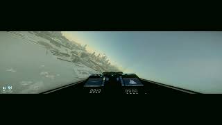 Crusader Intrepid First Flight in New Babbage [upl. by Anawik535]