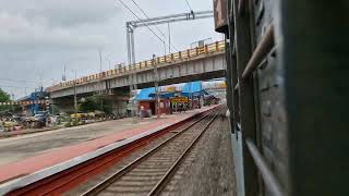 Coalfield Express skips Kamarkundu at 130 kmph [upl. by Akibma]