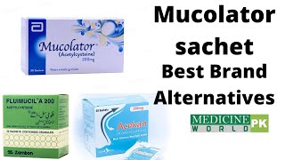 Mucolator sachetAcetylCysteine brand alternatives available in market [upl. by Elna]