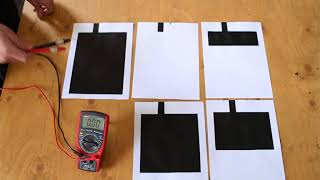 How to Make a Capacitor Using Paper and Electric Paint [upl. by Enad157]