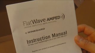 Winegard Flatwave Amped Indoor HDTV Antenna Review  Part 1 Unboxing [upl. by Mcspadden]