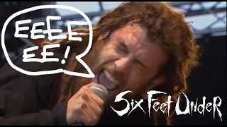 Chris Barnes  EEEEEEEE Screech Compilation Six Feet Under [upl. by Viddah133]