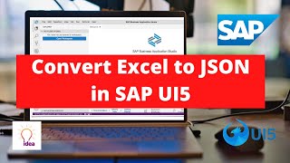 Convert Excel to JSON in SAP UI5  SAP UI5 Projects [upl. by Valtin]