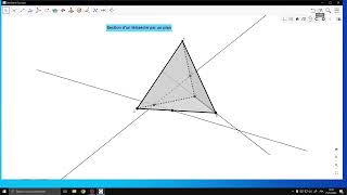 Section dun tétraèdre par un plan  Terminale spé maths quot [upl. by Ekle97]