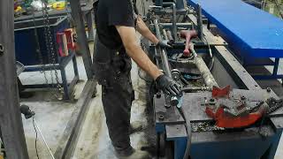 HYDRAULIC CYLINDER CONTINUES TO LEAK ROD TRUENESS CHECK PART 3 [upl. by Martin]