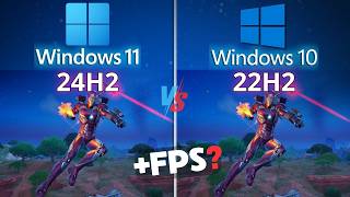 Windows 11 24H2 vs Windows 10 22H2 🎮 Rendimiento en Gaming 2024 [upl. by Culosio]