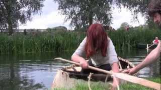 Coracles Racing on the River Stour at Bures Documentary [upl. by Briney545]