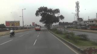 KSRTC Bus Race on National Highway No 4 [upl. by Roice]