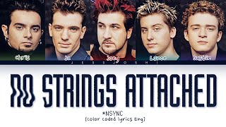 NSYNC  No Strings Attached Color Coded Lyrics [upl. by Acinorev]