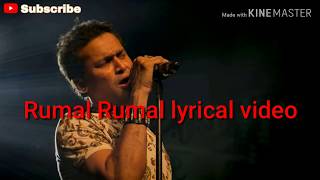 Rumal rumal lyrical video  Zubeen Garg song [upl. by Halley]