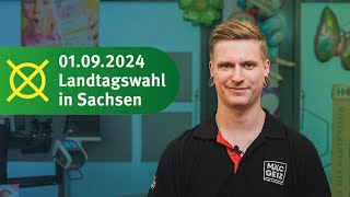 Stellv Filialleiter Tom Meißner zur Landtagswahl 2024 [upl. by Faxan]