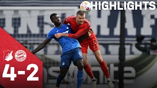 Defeat in the last game of the season  TSG Hoffenheim  FC Bayern 42  Highlights [upl. by Boony906]