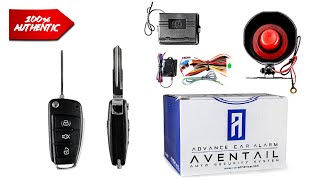 Aventail Flip Key Edition Car Alarm System Suitable for your Car Sound Demo Video [upl. by Kabob975]