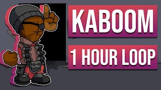 Friday Night Funkin VS Demoman  Kaboom  1 hour loop [upl. by Laubin59]