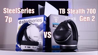 Best PS5 Headset Comparison Turtle Beach Stealth 700 Gen 2 vs SteelSeries Arctis 7p [upl. by Dody342]