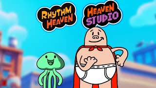 Captain Underpants Theme Song  Rhythm Heaven  Heaven Studio Custom Remix [upl. by Roice]