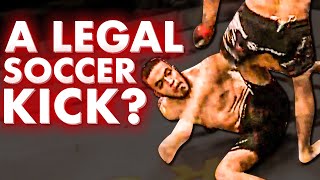 Was This Soccer Kick Legal  Caposas Corner  Indie MMA Highlights [upl. by Leemaj]