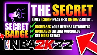 DEFENSIVE LEADER BADGE 2K22  THE SECRET ONLY COMP PLAYERS KNOW [upl. by Aysan]