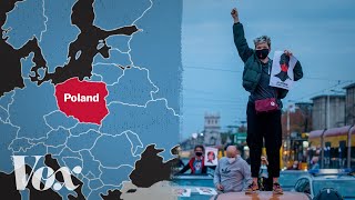 Why Poland is having huge protests [upl. by Idnat]