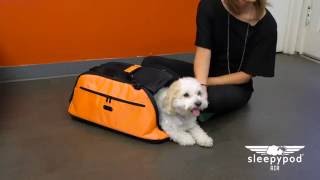 Sleepypod Air pet carrier  Instructional Video [upl. by Nelyag]