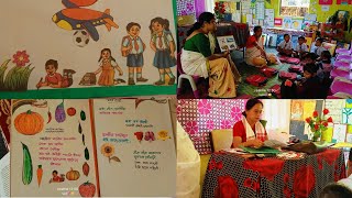 ICDS Anganwadi school Internship program decorationdrawing students activityTLM for Anganwadi। [upl. by Neyu237]