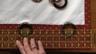 How to Sew Lined Curtains  National Sewing Circle [upl. by Hilaire539]