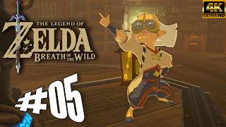 ZELDA BREATH OF THE WILD – Part 5 – Full Game – No Commentary – Longplay – 4k Wii U – Playthrough [upl. by Eneluqcaj]