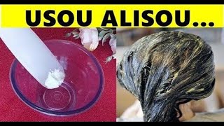 Shampoo Que Alisa E Faz O Cabelo Crescer  O Melhor Alisamento Natural Caseiro PASSO A PASSO [upl. by Olotrab46]