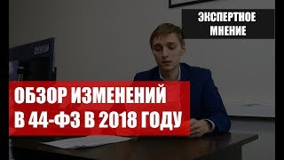 Изменения в 44ФЗ в 2018 году [upl. by Nadnal169]