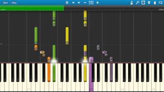 Billy Joel  An Innocent Man Piano Tutorial  How to play  Synthesia [upl. by Errot]