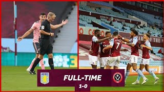 Aston villa vs Sheffield United 10  John Egan RED CARD  Ezri Konsa GOAL [upl. by Nale247]