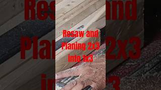 Fantastic Resaw Planing 2x3 woodworking [upl. by Noelopan]